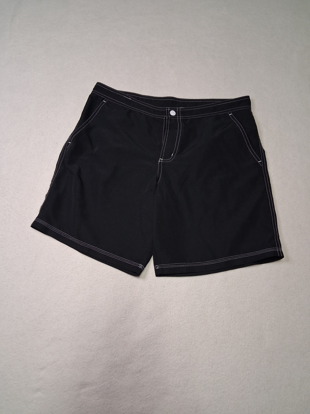 Point Zero Black Women's Bermuda Shorts with Contrast Stitching